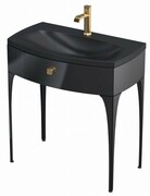 Oristo Louis szafka z umywalką 81x87x47 czarna OR50-SD1S-82-7/UME-LU-82-94