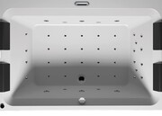 Riho Limited Olivia wanna prostokątna 180x120cm z hydromasażem THERMAE LINE prawa B064003005