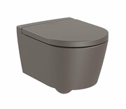 Roca Inspira Round Compacto Rimless miska wc podwieszana Cafe A346528660