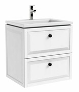 Oristo Montebianco szafka podumywalkowa wisząca 60x60x46 biały mat OR47-SD2S-60-2