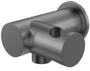 Kohlman Experience Gray uchwyt słuchawkowy z przyłączem wody szczotkowany grafit QW004AEG __ RABAT W KOSZYKU! __