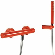 Tres Study Exclusive bateria prysznicowa 2-otworowa czerwona 26116701TRO