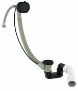 Omnires syfon wannowy automatyczny z napełnianiem czarny mat TK132-PLUS-3.43+64-SBL ___ RABAT W KOSZYKU! ___