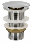 Corsan korek umywalkowy klik-klak bez przelewu chrom MUKKCHROM