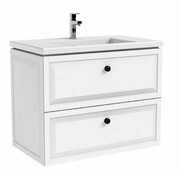 Oristo Montebianco szafka podumywalkowa wisząca 80x60x46 biały mat OR47-SD2S-80-2