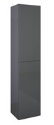 Roca Extra Kolumna łazienkowa wysoka z 2 drzwiami 180x35x40 SZARY ANTRACYT A857956153
