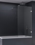 New Trendy Eventa Parawan nawannowy 70x150 cm z wspornikiem prostopadłym przejrzyste EXK-6995-WP