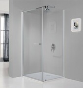 Sanplast kabina narożna kwadratowa KNDJ/PRIII-90 90x90 białe/przejrzyste 600-073-0040-01-401