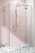 Radaway Essenza Pro 8 Chrome Kdj kabina 80x75cm prawa szkło przejrzyste 10480512-01-01R/10520245-01-01R/10540075-01-01