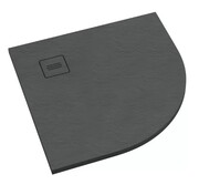 Schedpol Schedline Protos Grey Stone brodzik półokrągły 90x90x3,5cm 3SP.P1O-9090/S/ST-M1/S/ST