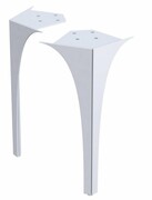 Oristo nogi do szafki Louis 82 przednie biały połysk OR50-A-NOF-82-1