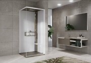 Novellini Glax 2 2.0 kabina z hydromasażem hydro plus 80x80 prawa corda G22GF89DM1L-1TU