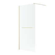 Radaway Modo New II Brushed Light Gold z wieszakiem kabina Walk-in 95x200 szczotkowane jasne złoto szkło przejrzyste 389095-98-01W