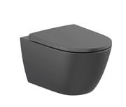 Roca Ona miska WC wisząca Rimless Czarny Mat A346687080