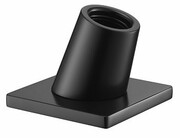 Omnires pierścień nawannowy z uchwytem na rączkę prysznicową czarny mat H13BL ___ RABAT W KOSZYKU! ___