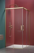 Radaway Idea 6 Kdd Brushed Light Gold kabina 70x75cm szczotkowane jasne złoto 387065-98-01L/387066-98-01R