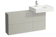 Laufen KARTELL szafka pod umywalkę Slim 120x27cm kamienno szary H4082920336411