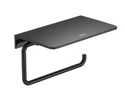 Roca Hotels wieszak na papier z półką Titanium Black Everlux-PVD A817581CN0