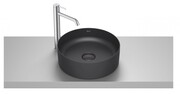 Roca FINECERAMIC umywalka nablatowa TERRA 39x39 czarny mat A32787N080