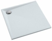 Omnires Stone brodzik prysznicowy kwadratowy 80x80x3 cm biały mat STONE80/KBM ___ RABAT W KOSZYKU! ___
