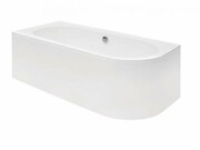 Besco Avita 160x75cm wanna asymetryczna lewa + obudowa + syfon #WAV-160-NL/OAV-160-NS/19975