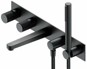 Omnires Contour bateria wannowa 5-otworowa podtynkowa antracyt szczotkowany CT8037-1AT ___ RABAT W KOSZYKU! ___