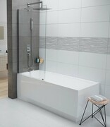 Sanplast Free Line II PW1/FREEII parawan nawannowy 70x150 cm przejrzyste 600-261-0500-42-401