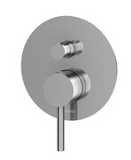 Kohlman Axel Brushed Nickel podtynkowa bateria wannowo-prysznicowa z dwoma wyjściami Nikiel Szczotkowany QW210ABN