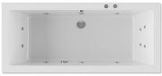 Riho Lusso 180x90cm wanna prostokątna z hydromasażem Pneumatic prawa + nogi + syfon BA77-PNE-P