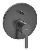 Roca Naia bateria wannowo-prysznicowa podtynkowa Brushed Titanium Black EVERLUX-PVD A5A0B96NM0