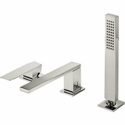 Tres Slim Exclusive bateria wannowa 3-otworowa stal 20216103AC