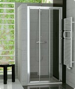 SanSwiss Top-Line TOPS3 Drzwi 3-częściowe 70cm profil srebrny TOPS307000107