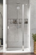 Radaway Nes 8 Dwj II Drzwi wnękowe 120 cm prawe chrom połysk szkło przejrzyste 10083120-01-01R