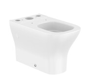 Roca Optica Rimless miska do kompaktu Biała A342V15000