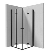 Deante Kerria Plus kabina kwadratowa 90x90x200 cm Nero KKNNX09X09