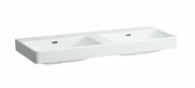 Laufen Pro S umywalka podwójna ścienna bez otworów 120x46cm biała H8149660001091