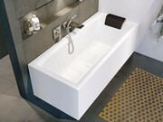 Riho Still Square Plug&Play wanna prostokątna 180x80cm lewa z obudową + nóżki + syfon B099031005