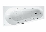 Riho Delta wanna asymetryczna 150x80cm z hydromasażem Bliss prawa B066004005