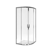 Excellent Seria 201 kabina półokrągła 90x90 cm przejrzysta chrom KAAC.1801.900/N