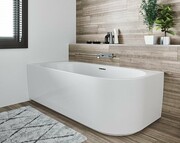 Riho Desire Corner Velvet wanna narożna z hydromasażem Sparkle Mood prawa MATOWA 180x84cm B156003105