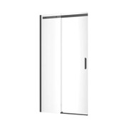 Excellent Rols drzwi wnękowe przesuwne 100 cm czarny mat szkło przejrzyste KAEX.2612.K.1000.BL