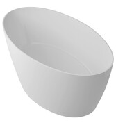 Omnires Siena wanna wolnostojąca 160,5x80,5cm biały połysk SIENAWWBP ___ RABAT W KOSZYKU! ___