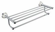 Art Platino Nikolas Półka na ręczniki z relingiem chrom NIK-57010