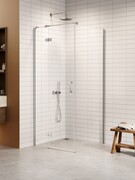 New Trendy Nesta kabina 80x100x200 cm lewa wspornik równoległy przejrzyste K-3599