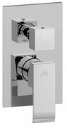 Paffoni Bateria natryskowa podtynkowa z przełącznikiem Level chrom LES018CR