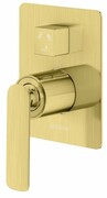 Kohlman Experience Brushed Gold podtynkowa bateria wannowo-prysznicowa z trzema wyjściami złoto szczotkowane QW211EGDB __ RABAT W KOSZYKU! __