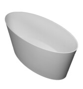 Omnires Roma wanna 159x72cm wolnostojąca biały połysk ROMA159BP ___ RABAT W KOSZYKU! ___