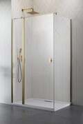 Radaway Nes Kdj II Brushed Gold kabina 80x70cm lewa szczotkowane złoto 10032080-99-01L/10039070-01-01