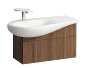Laufen ILBAGNOALESSI szafka pod umywalkę 99x32cm Noce canaletto H4304210976301