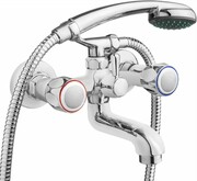 Deante Neo Teno bateria wannowa z kompletem natryskowym chrom BON 011D